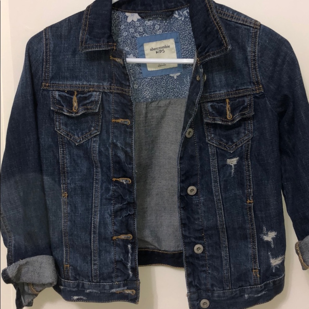 Abercrombie kids denim jacket
